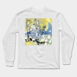 visaquarelle acuarela watercolor art in architectural style concept ecopop Long Sleeve T-Shirt